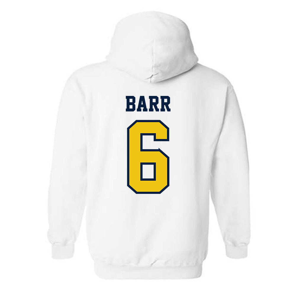 Michigan - NCAA Baseball : Kurt Barr - Classic Shersey Hooded Sweatshirt-1