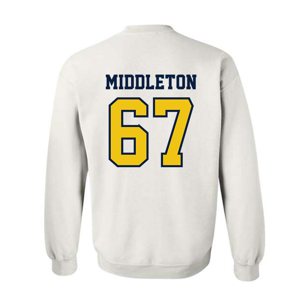 Michigan - NCAA Football : Trent Middleton - Classic Shersey Crewneck Sweatshirt-1