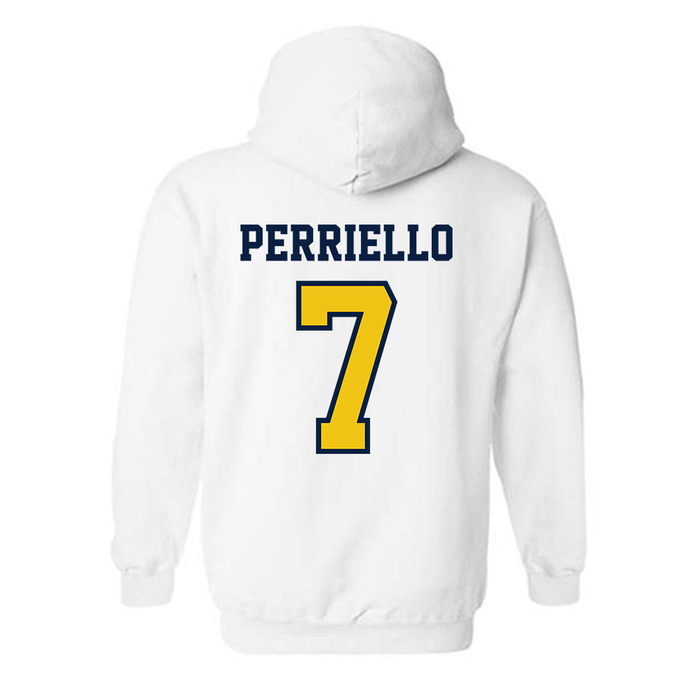 Michigan - NCAA Women's Lacrosse : Olivia Perriello - Classic Shersey Hooded Sweatshirt-1