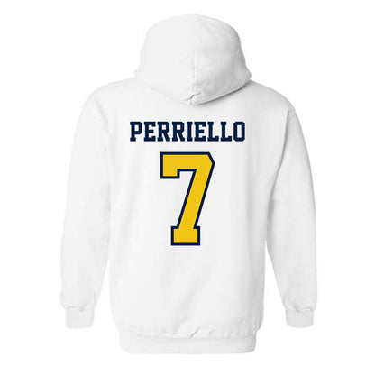 Michigan - NCAA Women's Lacrosse : Olivia Perriello - Classic Shersey Hooded Sweatshirt-1
