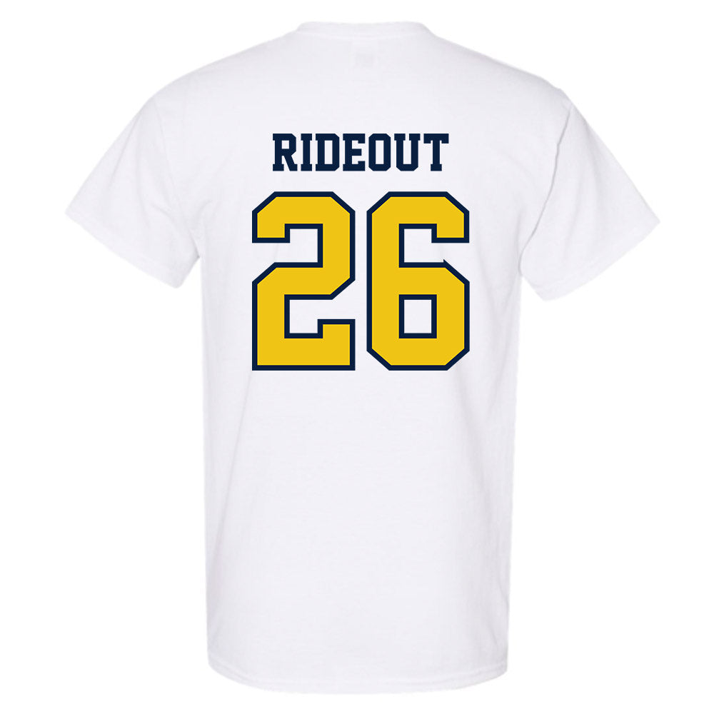 Michigan - NCAA Men's Lacrosse : Jack Rideout - Classic Shersey T-Shirt-1