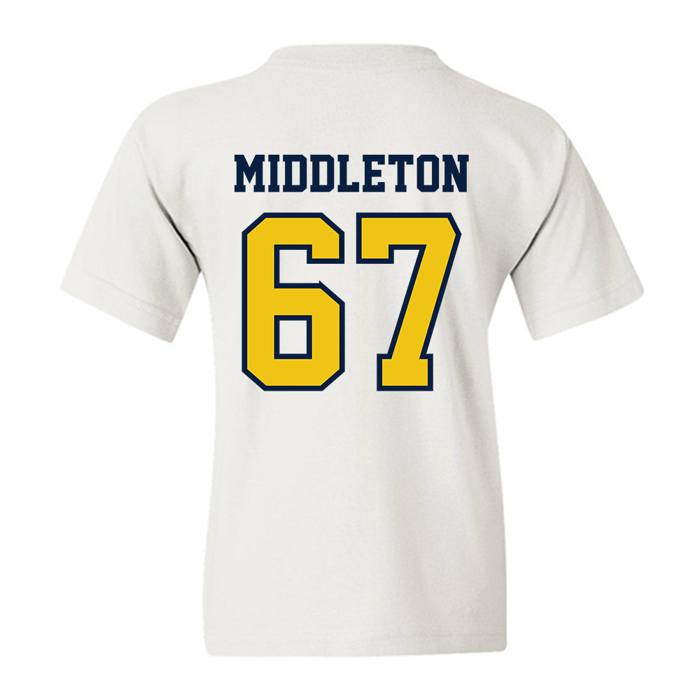 Michigan - NCAA Football : Trent Middleton - Classic Shersey Youth T-Shirt-1