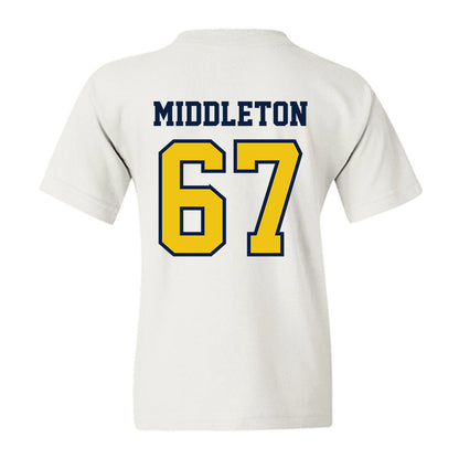Michigan - NCAA Football : Trent Middleton - Classic Shersey Youth T-Shirt-1