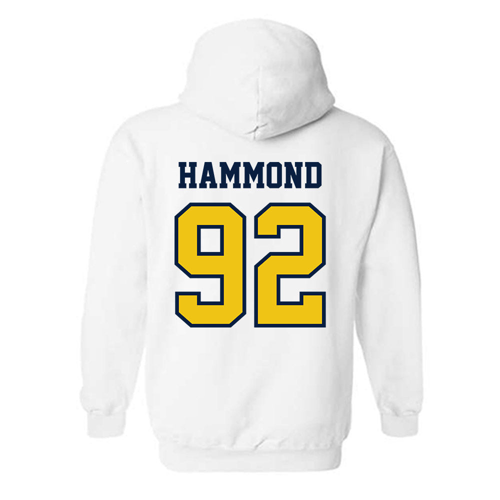 Michigan - NCAA Football : Ted Hammond - Classic Shersey Hooded Sweatshirt-1