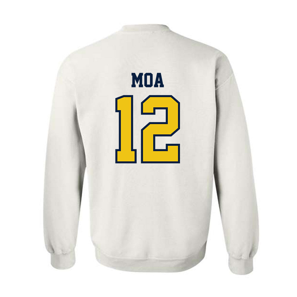 Michigan - NCAA Football : Salesi Moa - Classic Shersey Crewneck Sweatshirt-1