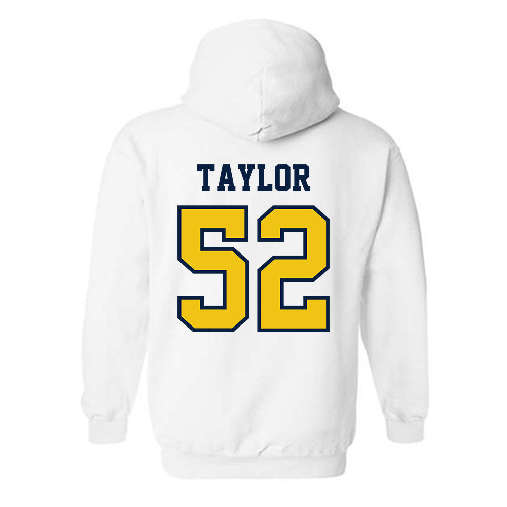 Michigan - NCAA Men's Lacrosse : Hunter Taylor - Classic Shersey Hooded Sweatshirt-1