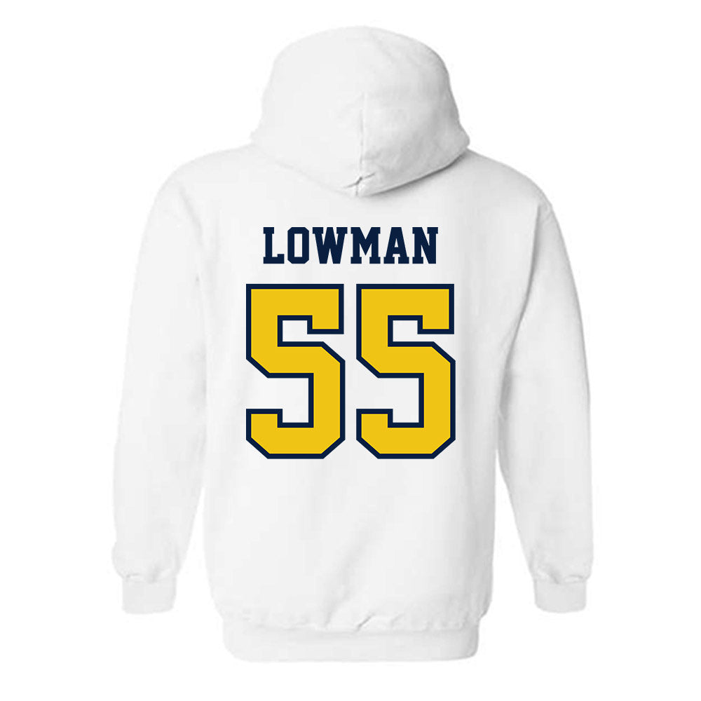 Michigan - NCAA Men's Lacrosse : Thomas Lowman - Classic Shersey Hooded Sweatshirt-1