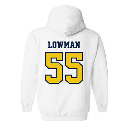 Michigan - NCAA Men's Lacrosse : Thomas Lowman - Classic Shersey Hooded Sweatshirt-1
