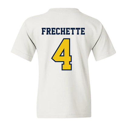 Michigan - NCAA Men's Lacrosse : Michael Frechette - Classic Shersey Youth T-Shirt-1