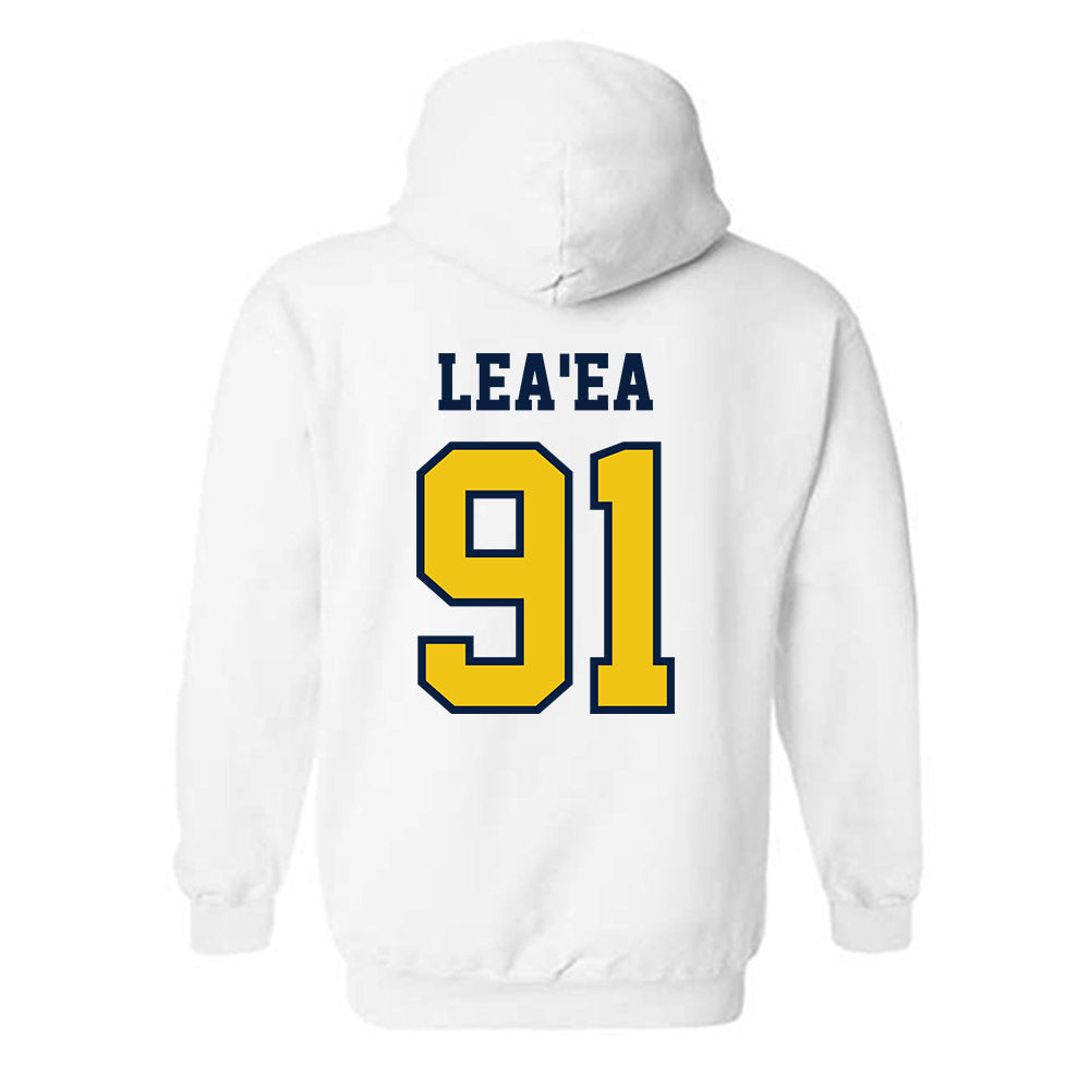 Michigan - NCAA Football : Jonah Lea'ea - Classic Shersey Hooded Sweatshirt-1