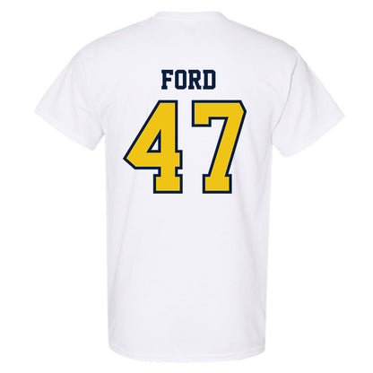 Michigan - NCAA Men's Lacrosse : Josh Ford - Classic Shersey T-Shirt-1