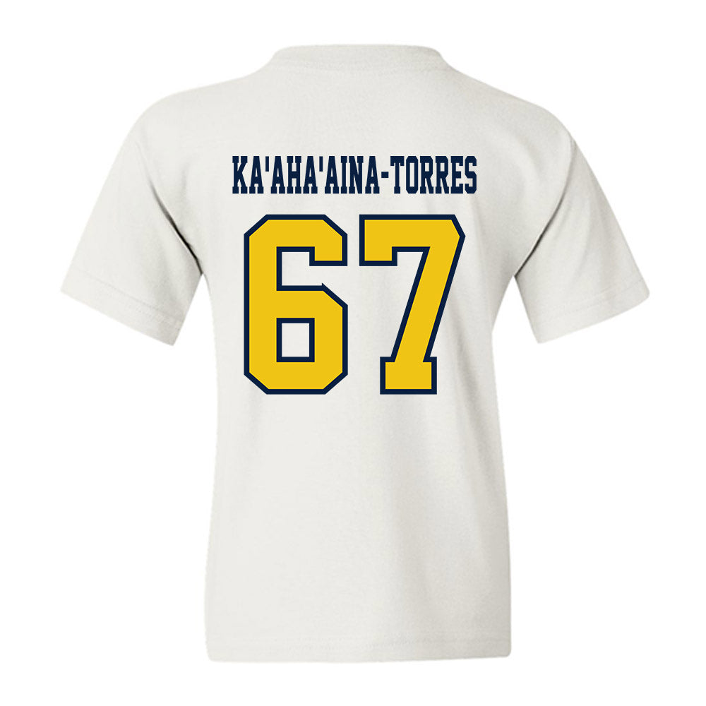 Michigan - NCAA Football : Houston Ka'aha'aina-Torres - Classic Shersey Youth T-Shirt-1