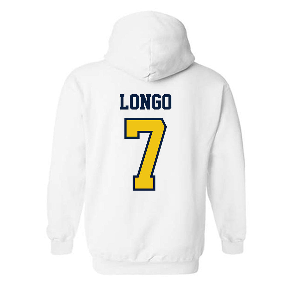 Michigan - NCAA Baseball : Joe Longo - Classic Shersey Hooded Sweatshirt-1