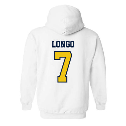 Michigan - NCAA Baseball : Joe Longo - Classic Shersey Hooded Sweatshirt-1