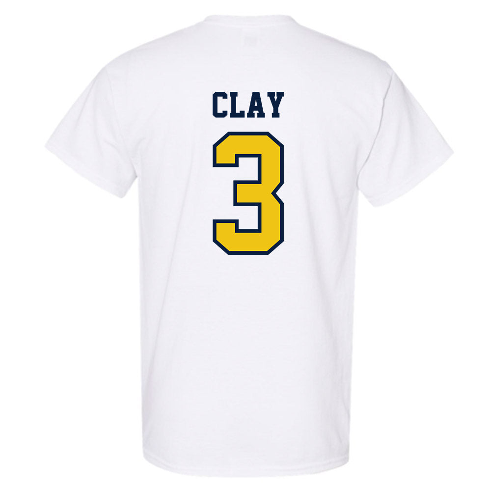 Michigan - NCAA Men's Lacrosse : Rowan Clay - Classic Shersey T-Shirt-1