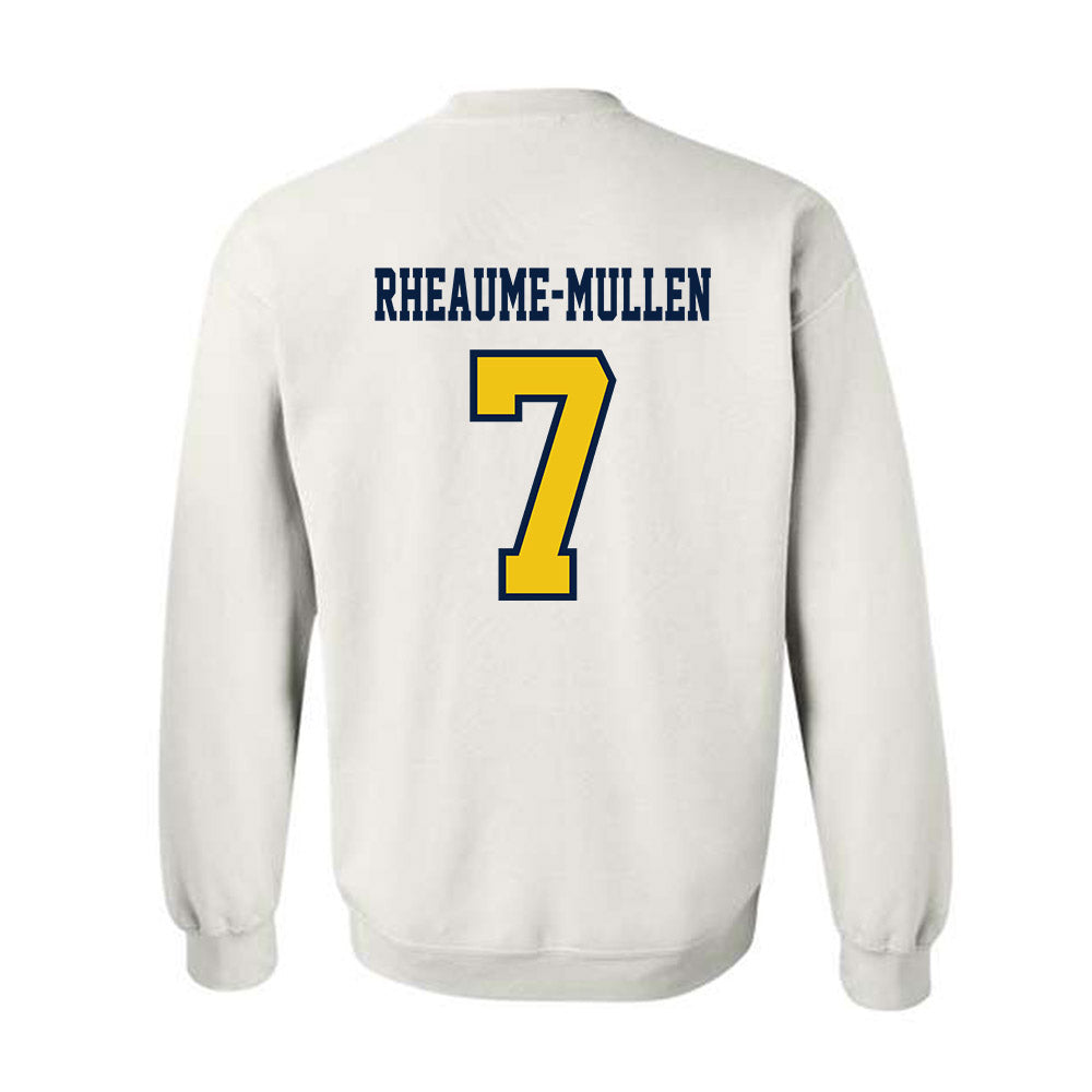 Michigan - NCAA Men's Ice Hockey : Dakoda Rheaume-Mullen - Classic Shersey Crewneck Sweatshirt-1