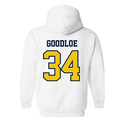 Michigan - NCAA Men's Lacrosse : Cameron Goodloe - Classic Shersey Hooded Sweatshirt-1