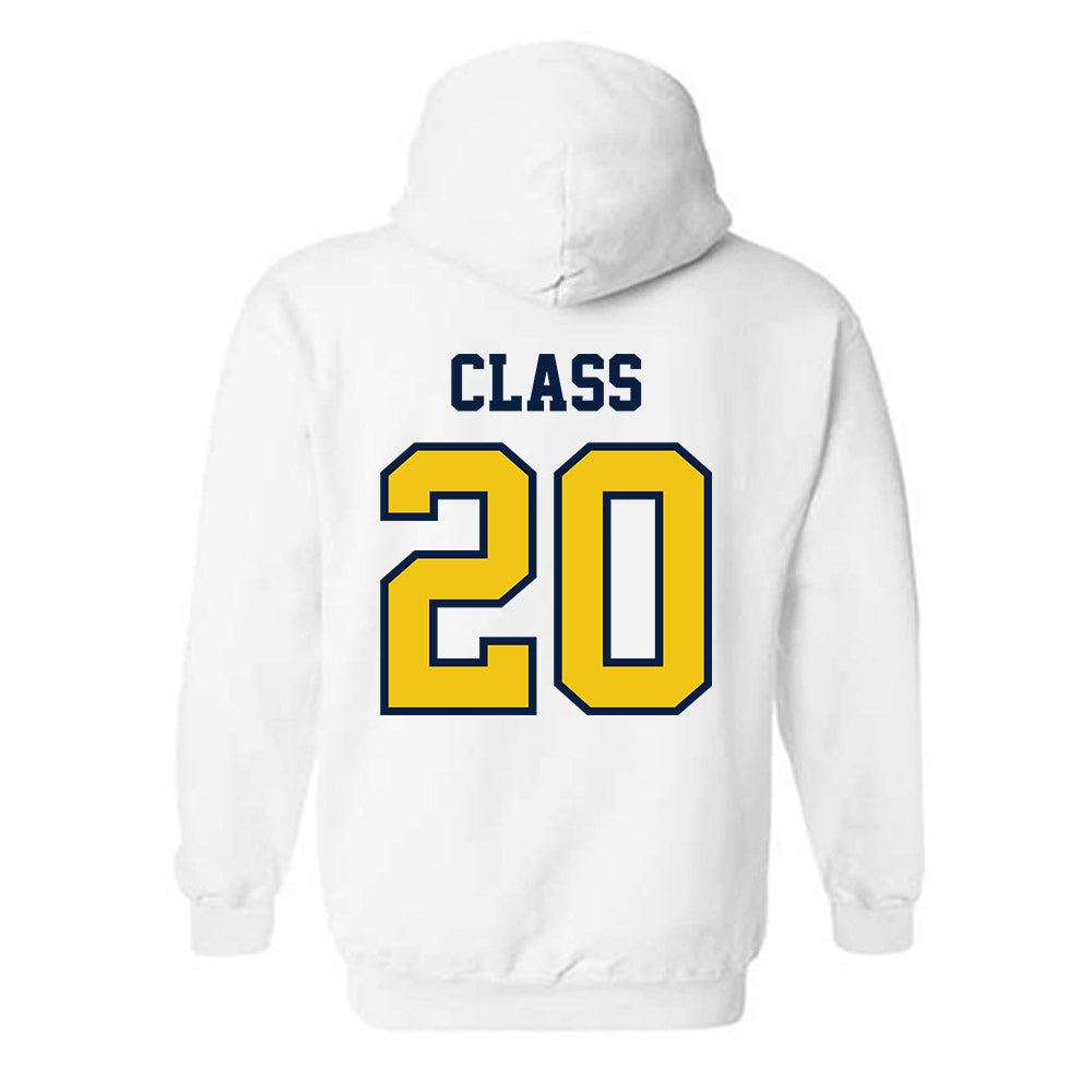 Michigan - NCAA Women's Lacrosse : Ava Class - Classic Shersey Hooded Sweatshirt-1