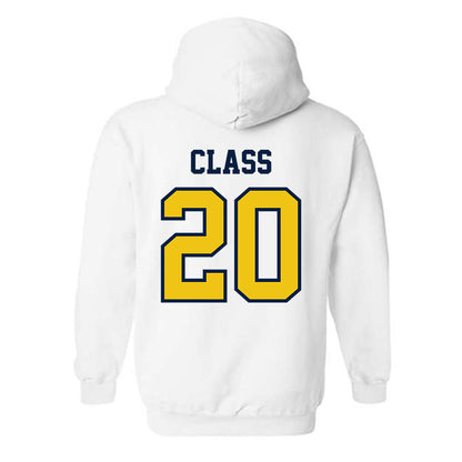 Michigan - NCAA Women's Lacrosse : Ava Class - Classic Shersey Hooded Sweatshirt-1