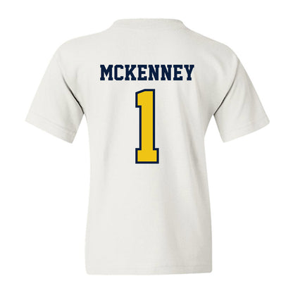 Michigan - NCAA Men's Basketball : Trey McKenney - Classic Shersey Youth T-Shirt-1