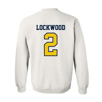Michigan - NCAA Men's Lacrosse : Bo Lockwood - Classic Shersey Crewneck Sweatshirt-1