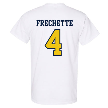 Michigan - NCAA Men's Lacrosse : Michael Frechette - Classic Shersey T-Shirt-1