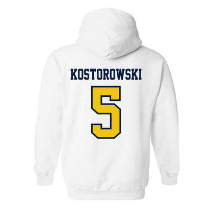 Michigan - NCAA Women's Lacrosse : Laila Kostorowski - Classic Shersey Hooded Sweatshirt-1