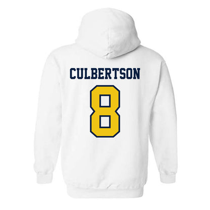 Michigan - NCAA Baseball : Drew Culbertson - Classic Shersey Hooded Sweatshirt-1
