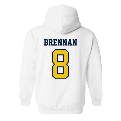 Michigan - NCAA Women's Soccer : Taylor Brennan - Classic Shersey Hooded Sweatshirt-1
