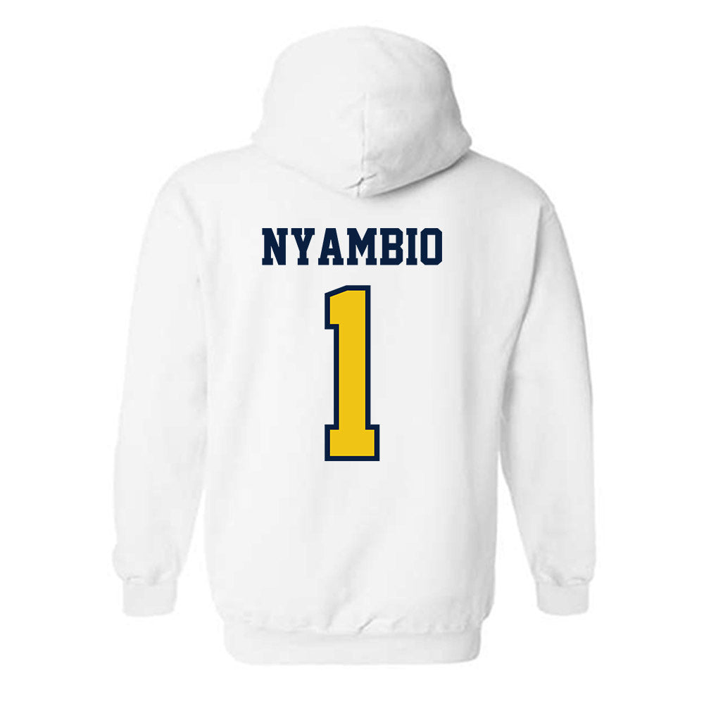 Michigan - NCAA Women's Volleyball : Serena Nyambio - Classic Shersey Hooded Sweatshirt-1