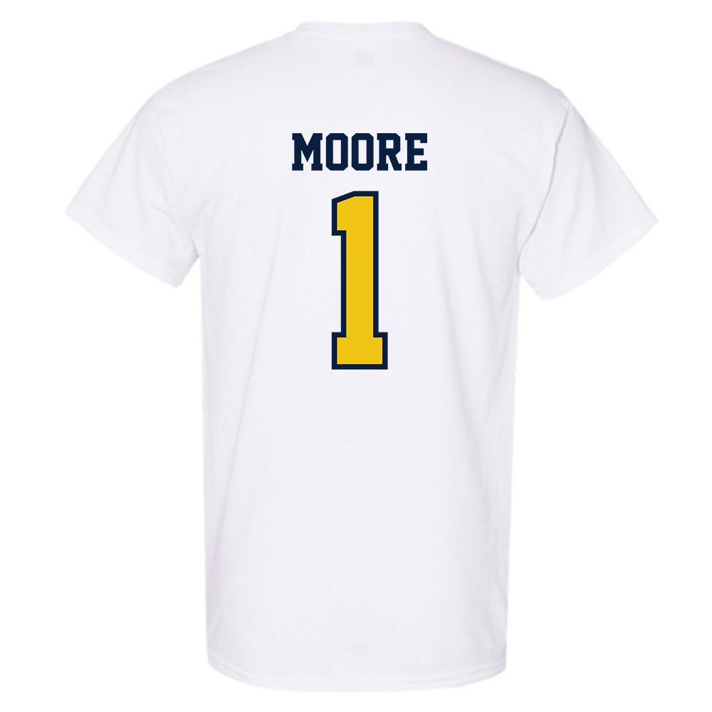 Michigan - NCAA Football : Rod Moore - Classic Shersey T-Shirt-1