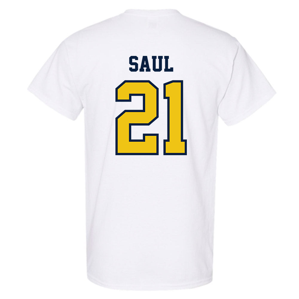 Michigan - NCAA Men's Soccer : Bode Saul - Classic Shersey T-Shirt-1