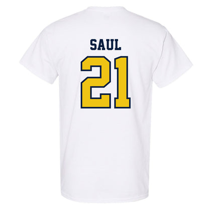 Michigan - NCAA Men's Soccer : Bode Saul - Classic Shersey T-Shirt-1
