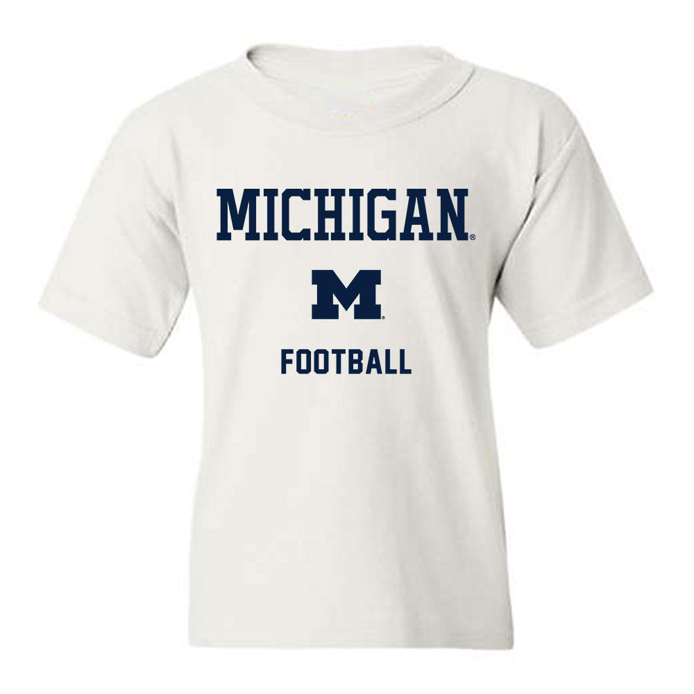 Michigan - NCAA Football : Gary Stacy - Classic Shersey Youth T-Shirt-0