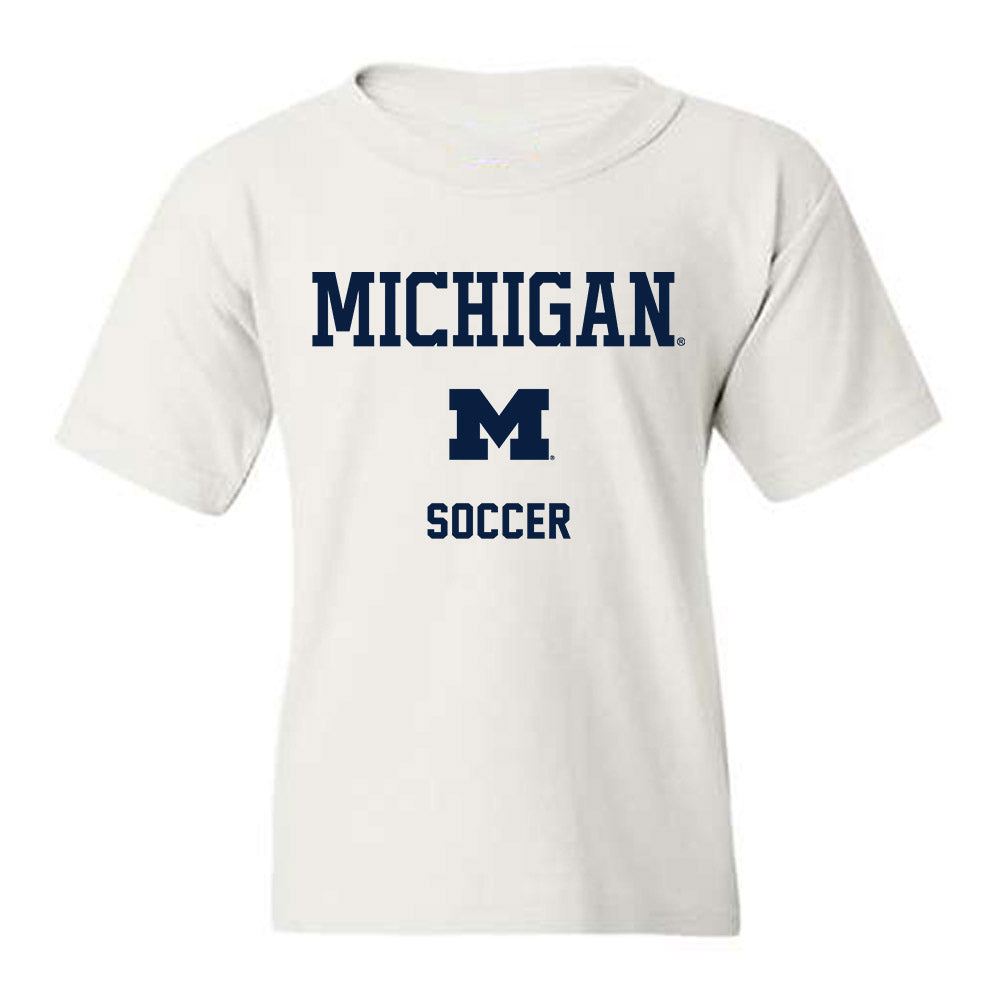 Michigan - NCAA Men's Soccer : Michael Leon - Classic Shersey Youth T-Shirt-0