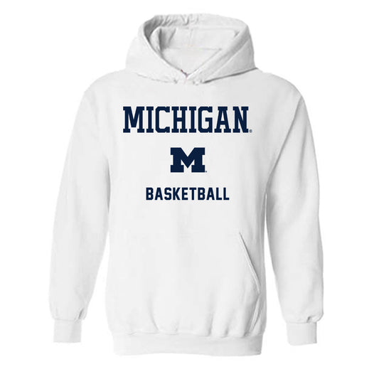 Michigan - NCAA Women's Basketball : Mila Holloway - Classic Shersey Hooded Sweatshirt-0