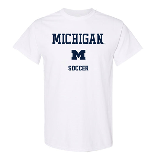 Michigan - NCAA Men's Soccer : Ethan Wood - Classic Shersey T-Shirt-0