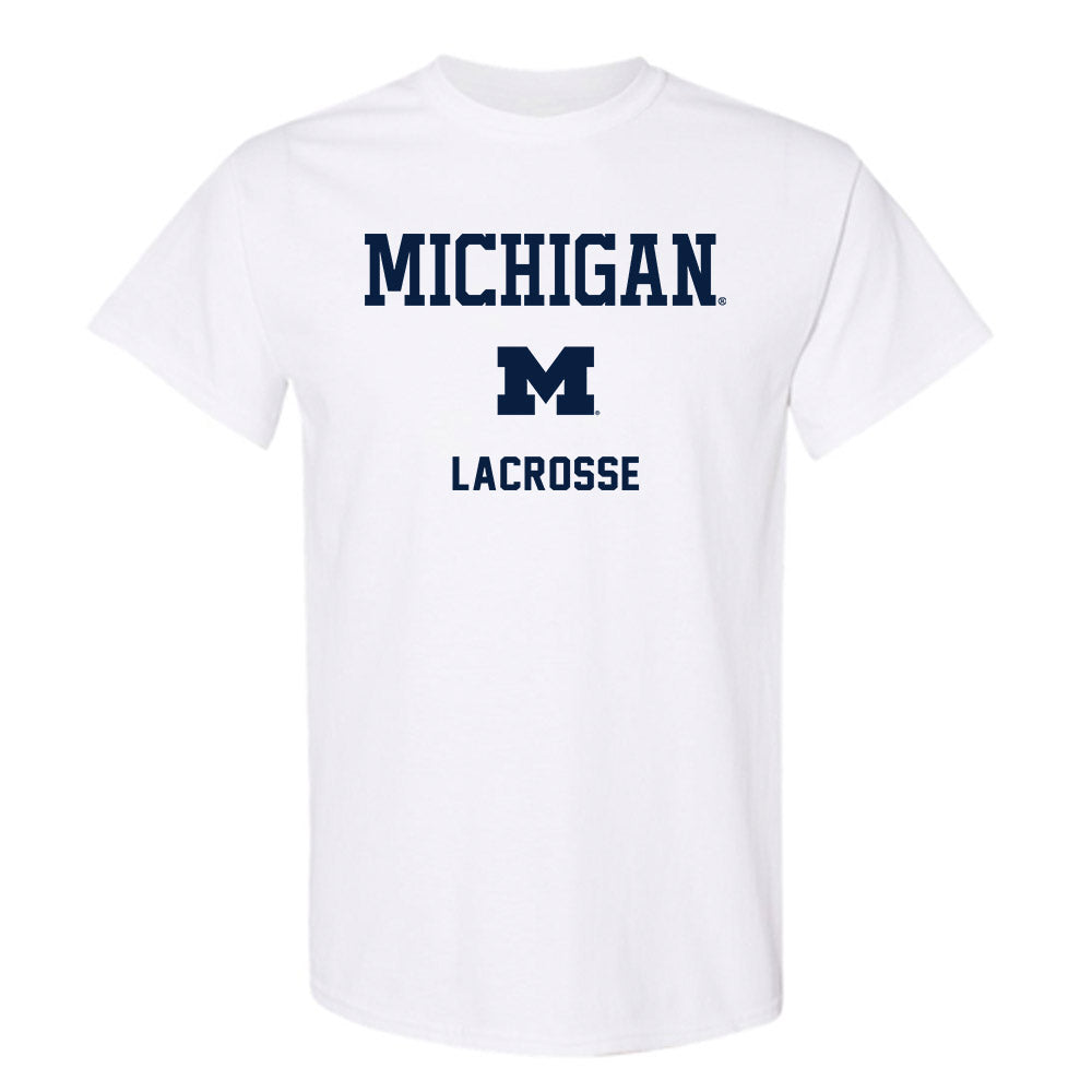 Michigan - NCAA Men's Lacrosse : Dylan Bruno - Classic Shersey T-Shirt-0