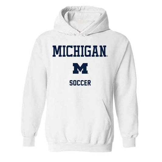 Michigan - NCAA Men's Soccer : Zachary Martens - Classic Shersey Hooded Sweatshirt-0