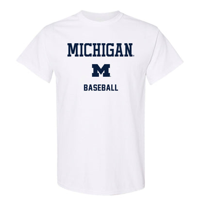Michigan - NCAA Baseball : Joe Longo - Classic Shersey T-Shirt-0
