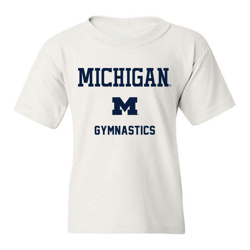 Michigan - NCAA Men's Gymnastics : Zach Granados - Classic Shersey Youth T-Shirt-0