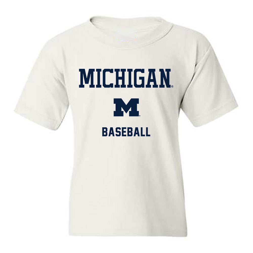 Michigan - NCAA Baseball : Brock leitgeb - Classic Shersey Youth T-Shirt-0