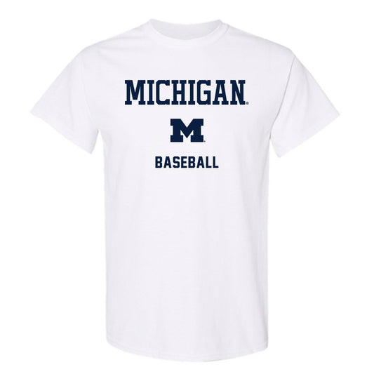 Michigan - NCAA Baseball : Kurt Barr - Classic Shersey T-Shirt-0
