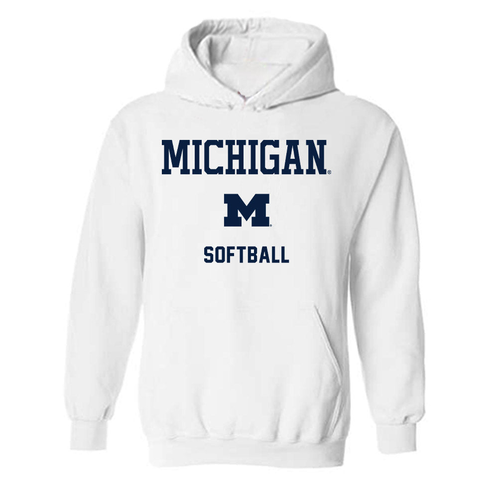 Michigan - NCAA Softball : Erin Hoehn - Classic Shersey Hooded Sweatshirt-0
