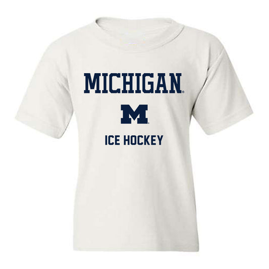 Michigan - NCAA Men's Ice Hockey : Julian Molinaro - Classic Shersey Youth T-Shirt-0