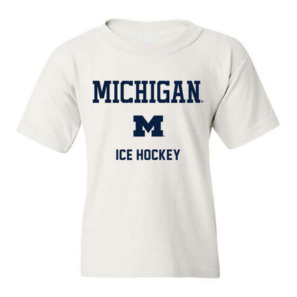 Michigan - NCAA Men's Ice Hockey : Jayden Perron - Classic Shersey Youth T-Shirt-0