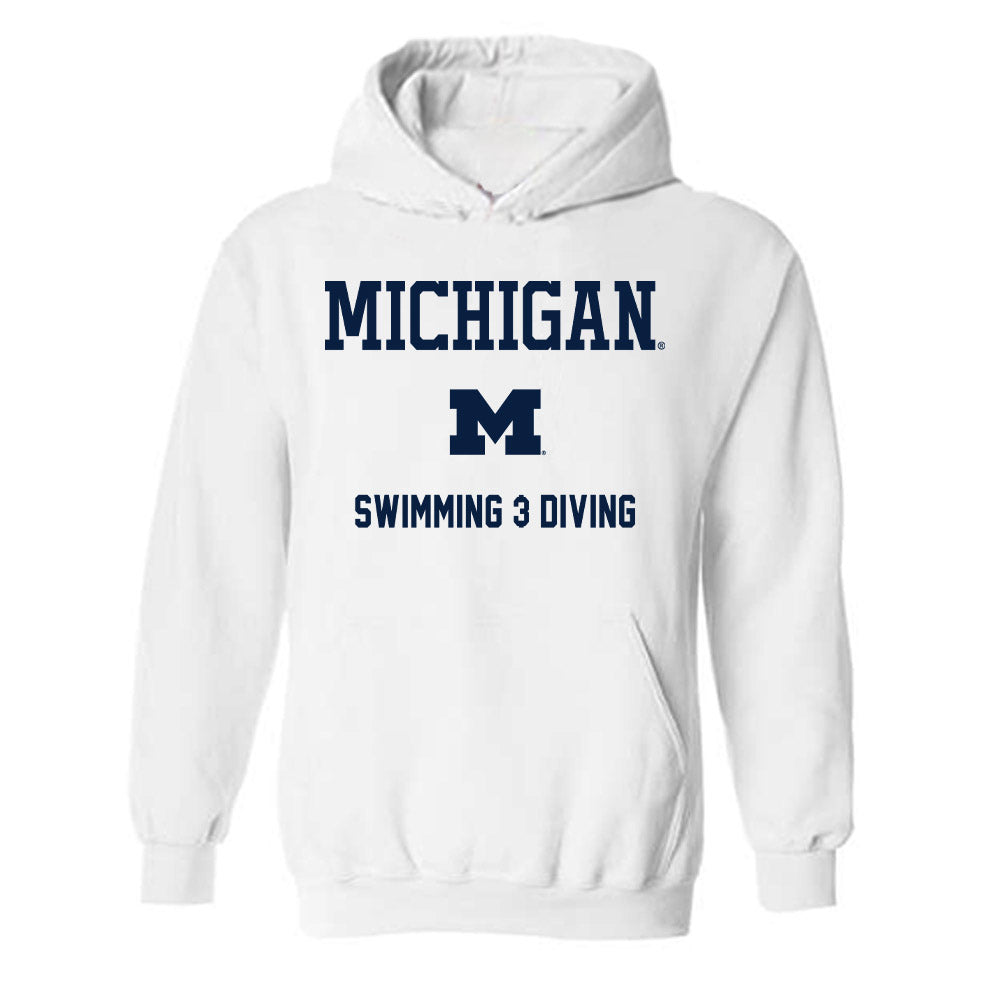 Michigan - NCAA Women's Swimming & Diving : Bella Sims - Classic Shersey Hooded Sweatshirt-0