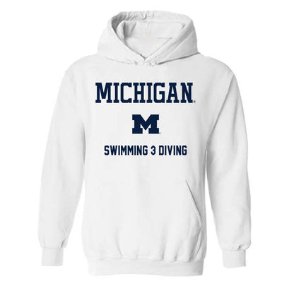 Michigan - NCAA Women's Swimming & Diving : Bella Sims - Classic Shersey Hooded Sweatshirt-0