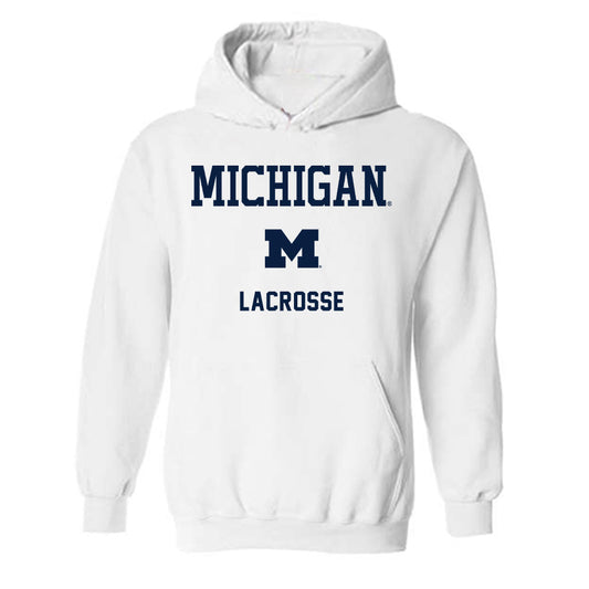 Michigan - NCAA Women's Lacrosse : Grace Callahan - Classic Shersey Hooded Sweatshirt-0