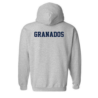 Michigan - NCAA Men's Gymnastics : Zach Granados - Classic Shersey Hooded Sweatshirt-1